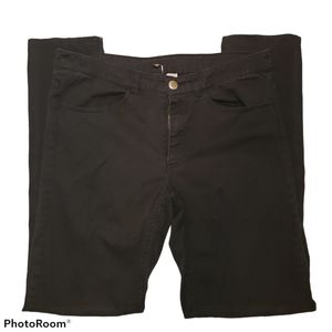 Divided Skinny Black Jeans Button Fly 10